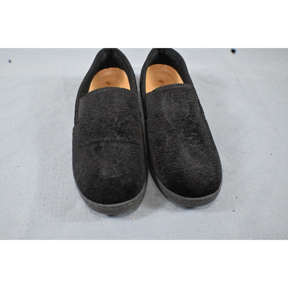 Foamtreads Womens Size 8 Black Slip On Slippers Comfort House Shoes